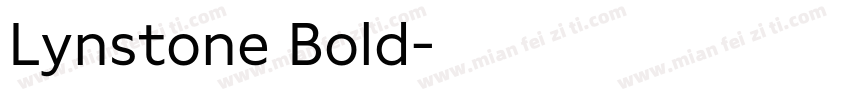 Lynstone Bold字体转换